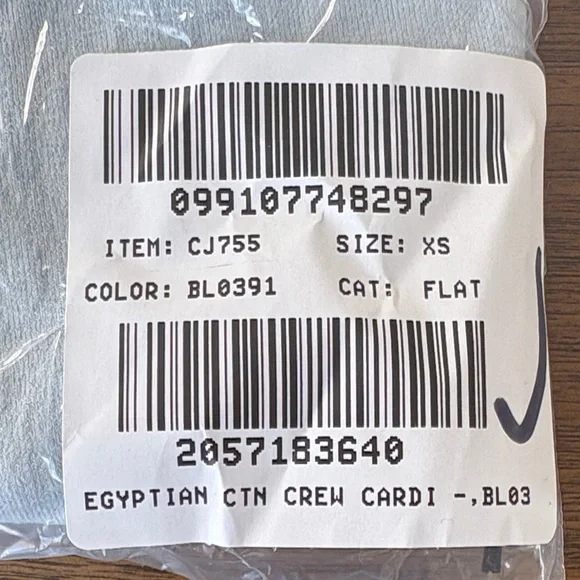 J.‎ Crew New Jackie cardigan in premium ultra-fine cotton blend XS Light Blue - Picture 3 of 5